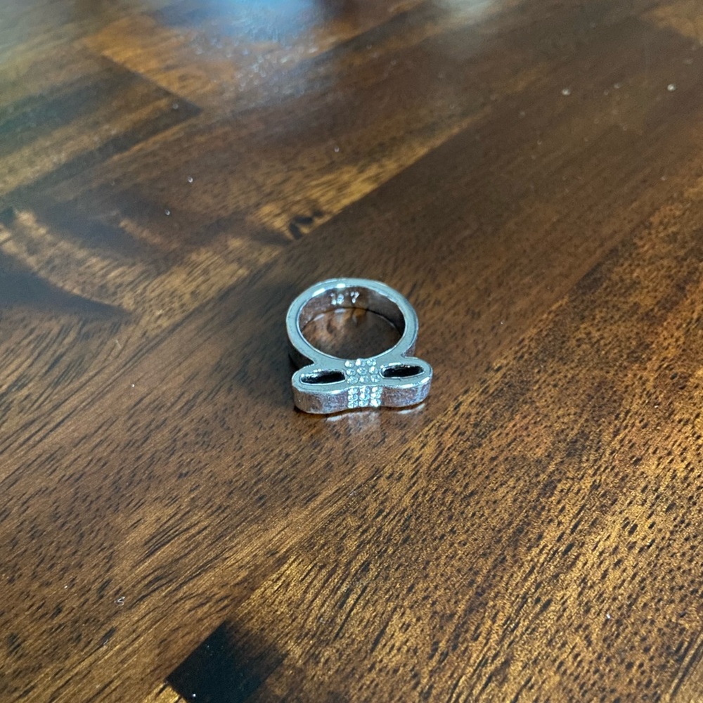 Lia Sophia Silver Bow Ring